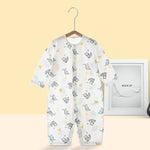 Newborn Pure Cotton Spring And Autumn Pajamas Air Conditioning Clothes - Cozy Cotton PJs for Your Tiny Nap Champion