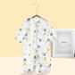 Newborn Pure Cotton Spring And Autumn Pajamas Air Conditioning Clothes - Comfy Cotton Pajamas for Tiny Nap Champions