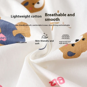 Unisex Baby Jumpsuit Set with Animal and Sun Prints for United States Market - Printed Blue Summertime Shenanigans