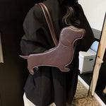 Niche Commuter Portable Square PU Bag with Mobile Phone and Document Compartments - Teleplus creative style niche