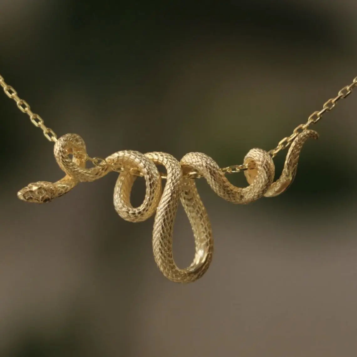 Niche Creative All-match Winding Snake Necklace