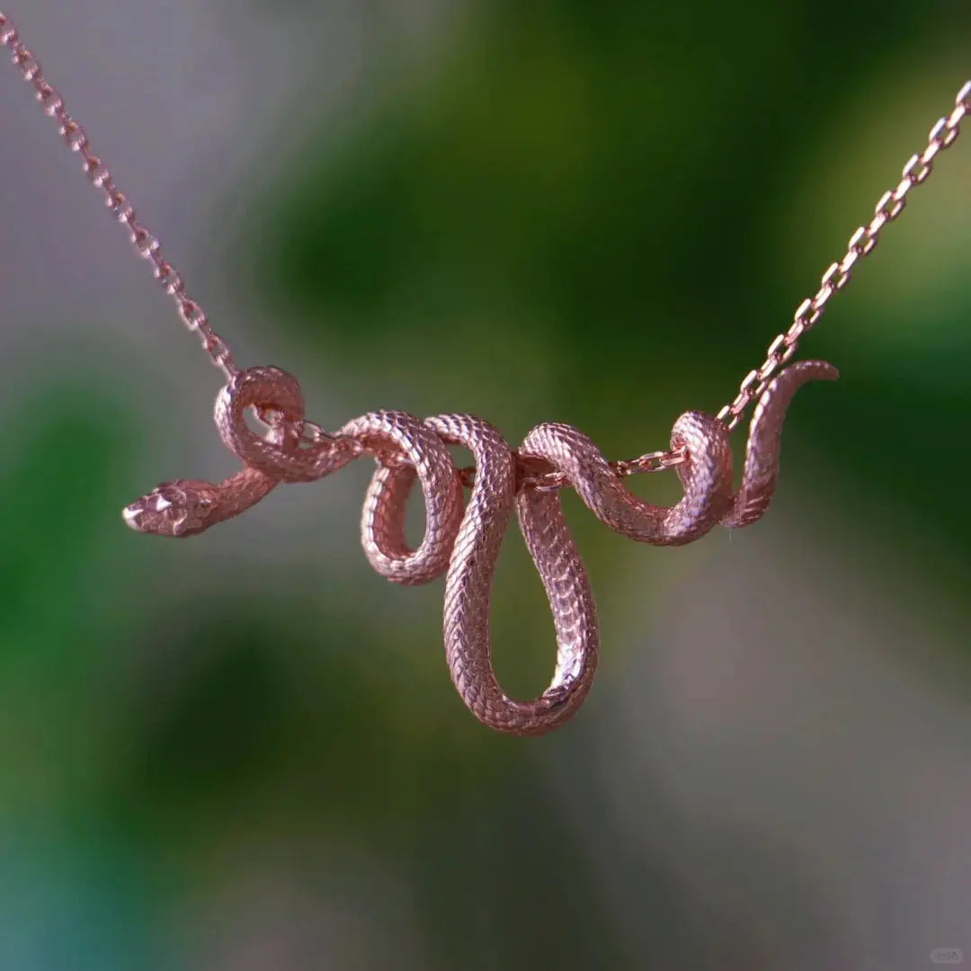 Niche Creative All-match Winding Snake Necklace