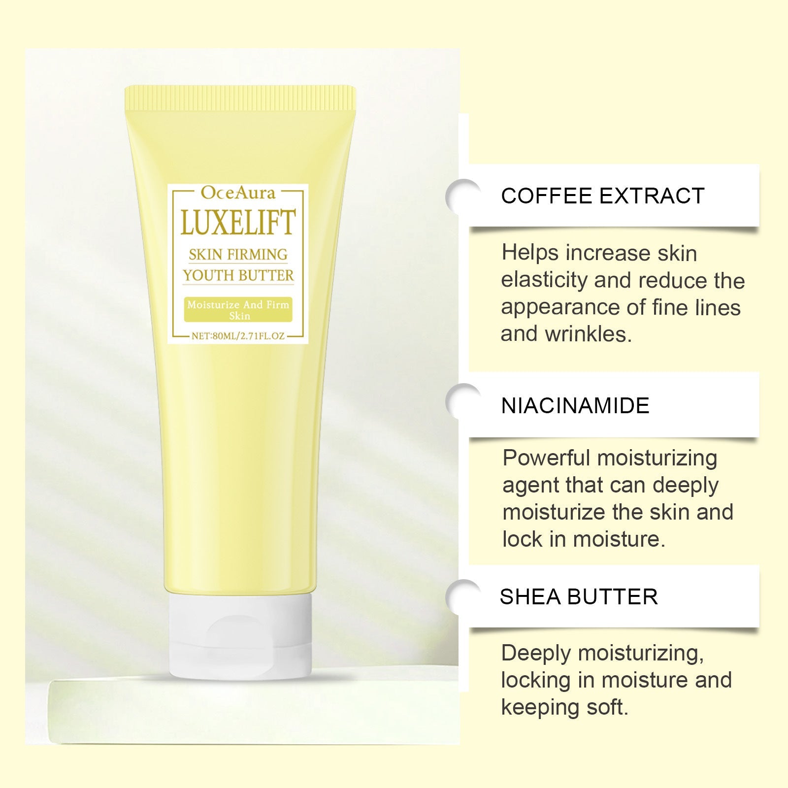Nicotinamide Firming Body Lotion with Coffee Extract and Hyaluronic Acid - Teleplus nicotinamide firming body lotion