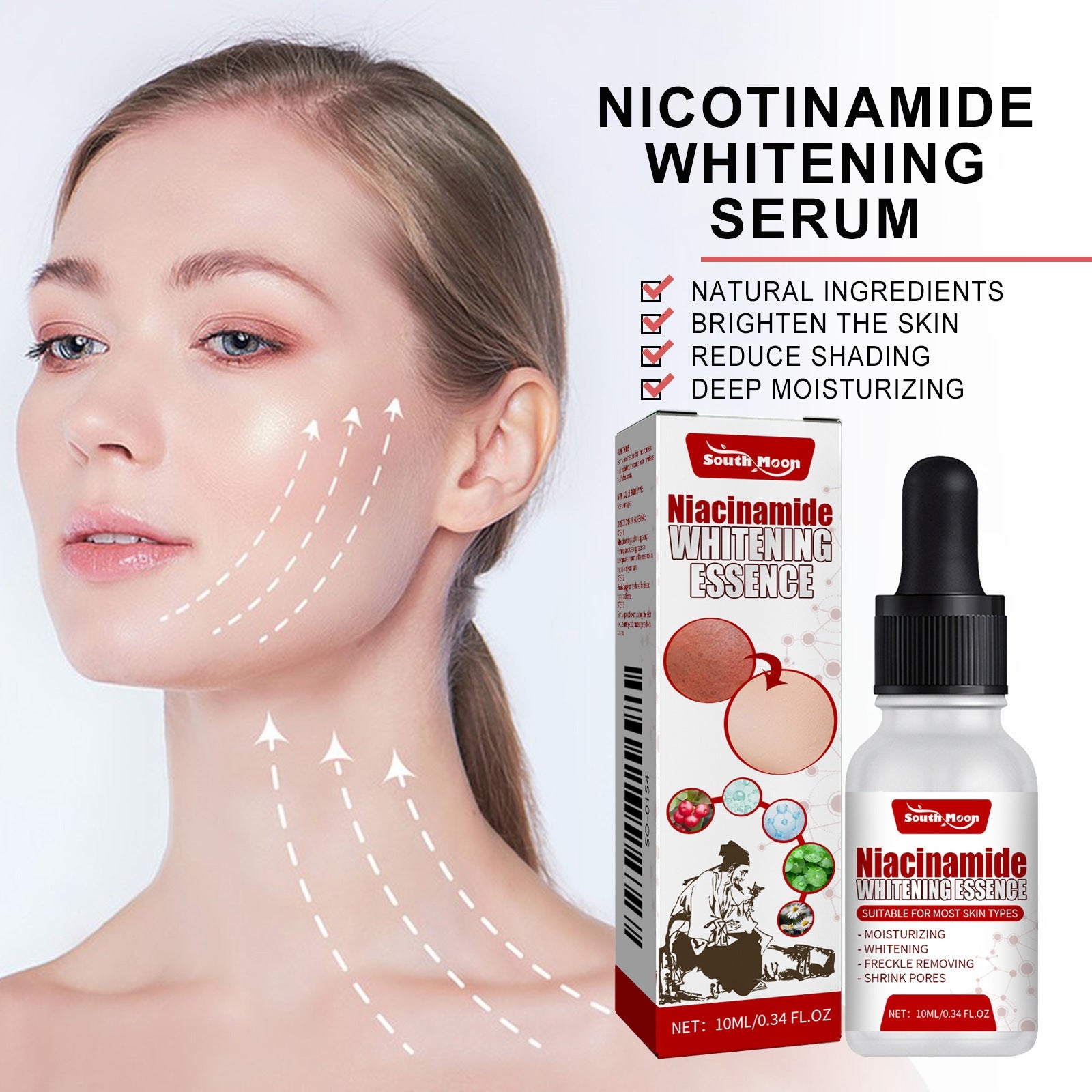 Nicotinamide Shin Moisturizer Facial Hydrating Nursing Solution 10ml - nicotinamide shin moisturizer facial skin