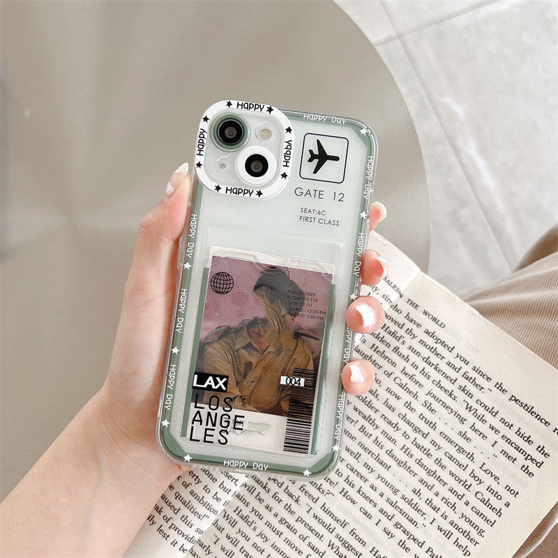 Non Apple Compatible iPhone 16 Pro Ticket Phone Case for Air Travel - Teleplus iphone16pro air ticket phone case