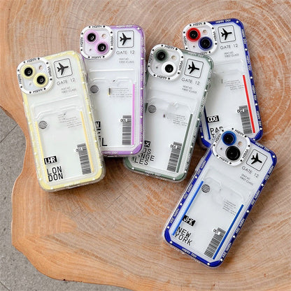 Non Apple Compatible iPhone 16 Pro Ticket Phone Case for Air Travel - Teleplus iphone16pro air ticket phone case