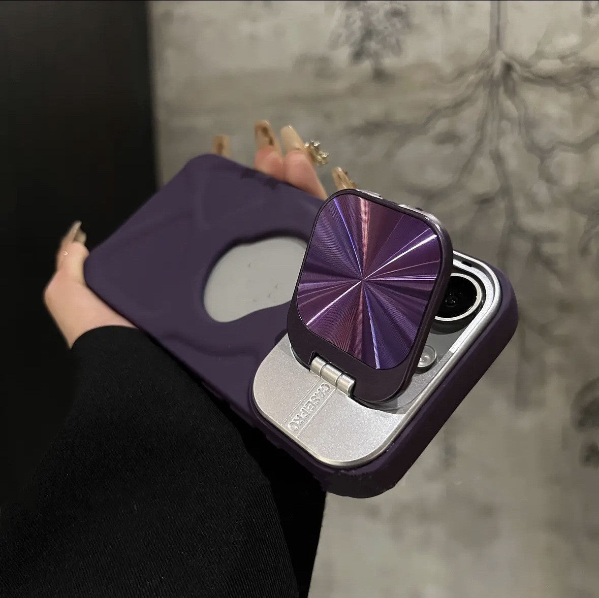 Non Apple Compatible Protecting Cover Magnetic with Bracket for iPhone - Phone Case the and Chill protecting cover