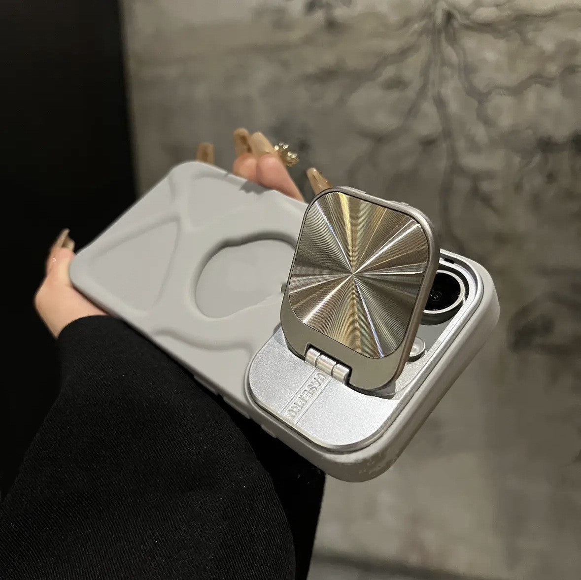 Non Apple Compatible Protecting Cover Magnetic with Bracket for iPhone - Phone Case the and Chill protecting cover