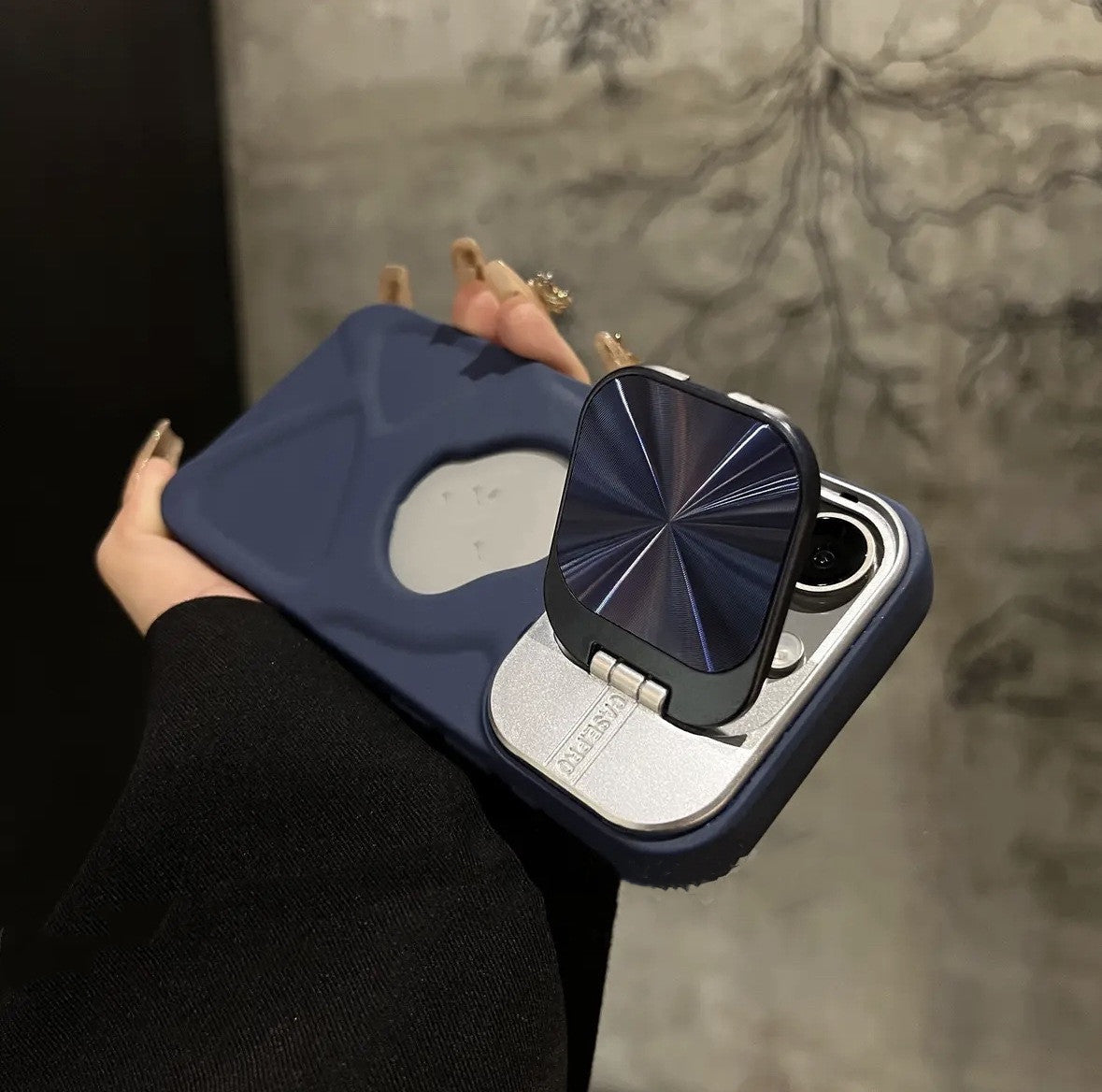 Non Apple Compatible Protecting Cover Magnetic with Bracket for iPhone - Phone Case the and Chill protecting cover