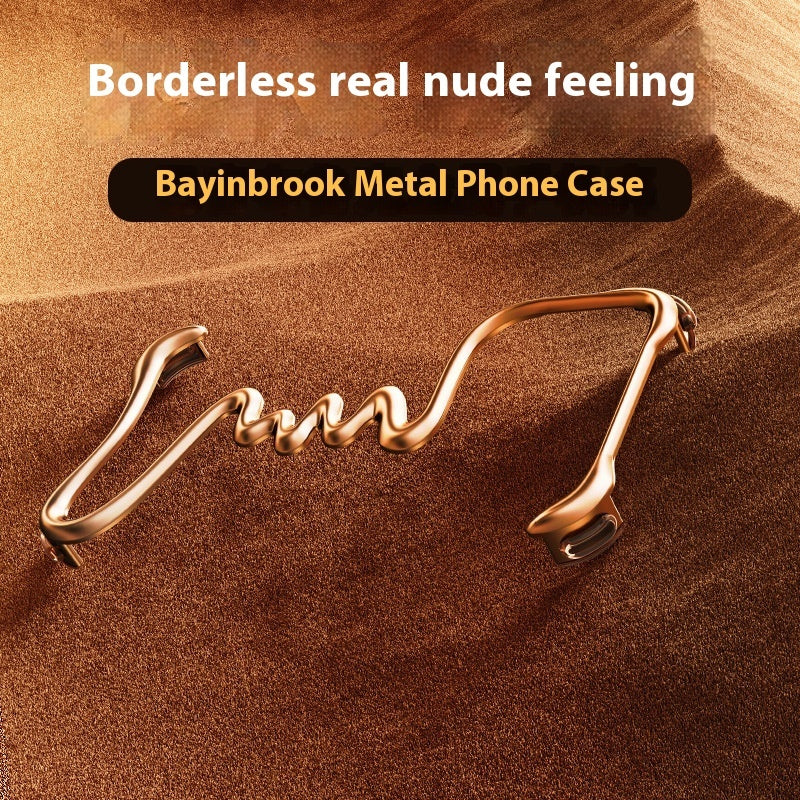 Non Apple Metal Frameless Half Pack for iPhone Models - Phone Case the Bold and Brave metal frameless half pack phone
