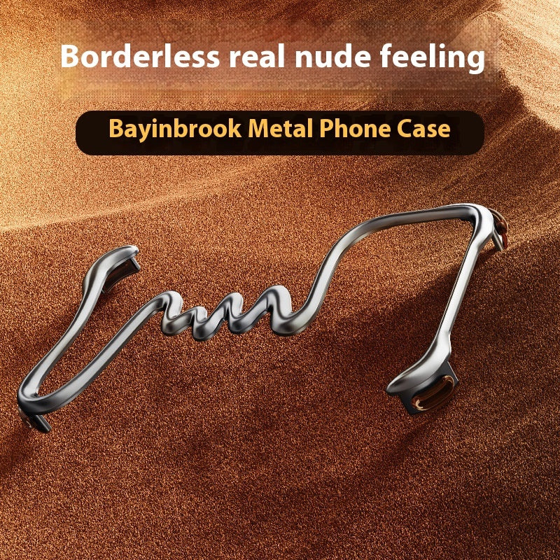 Non Apple Metal Frameless Half Pack for iPhone Models - Phone Case the Bold and Brave metal frameless half pack phone