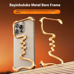 Non Apple Metal Frameless Half Pack for iPhone Models - Phone Case the Bold and Brave metal frameless half pack phone