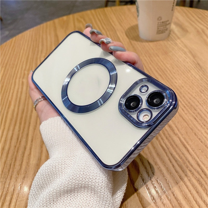 Non-tail Magnetic Belt Lens Protector Phone Case - Magic Without the Tail Non-Tail Magnetic Phone Case