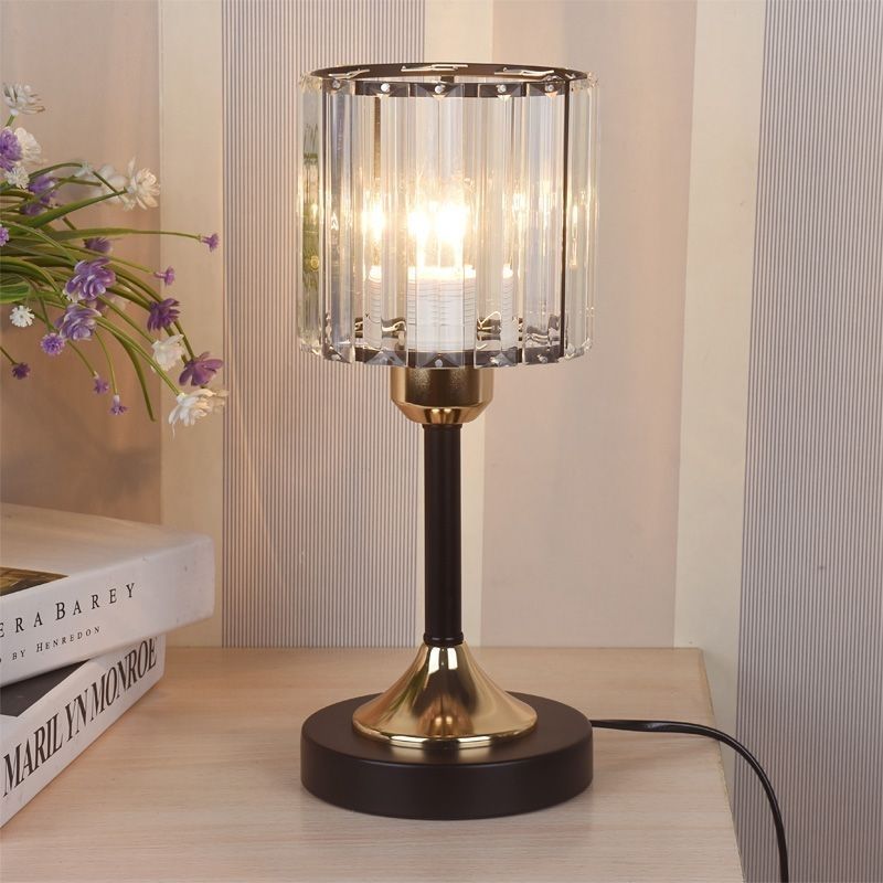 Nordic Crystal Lamp with Gold and Black Cover Creative Design - Teleplus nordic crystal lamp creative