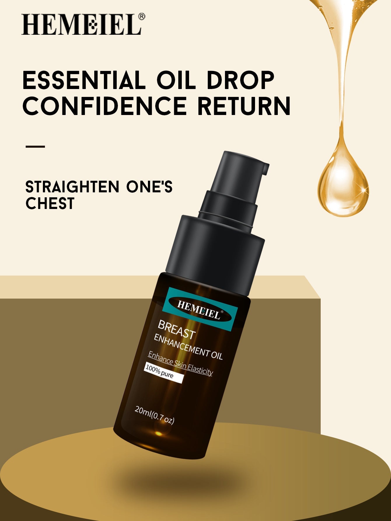 Nourishing 20ml Chest Treatment Oil for Firming and Softening Skin - Teleplus chest treatment oil firming nourishing