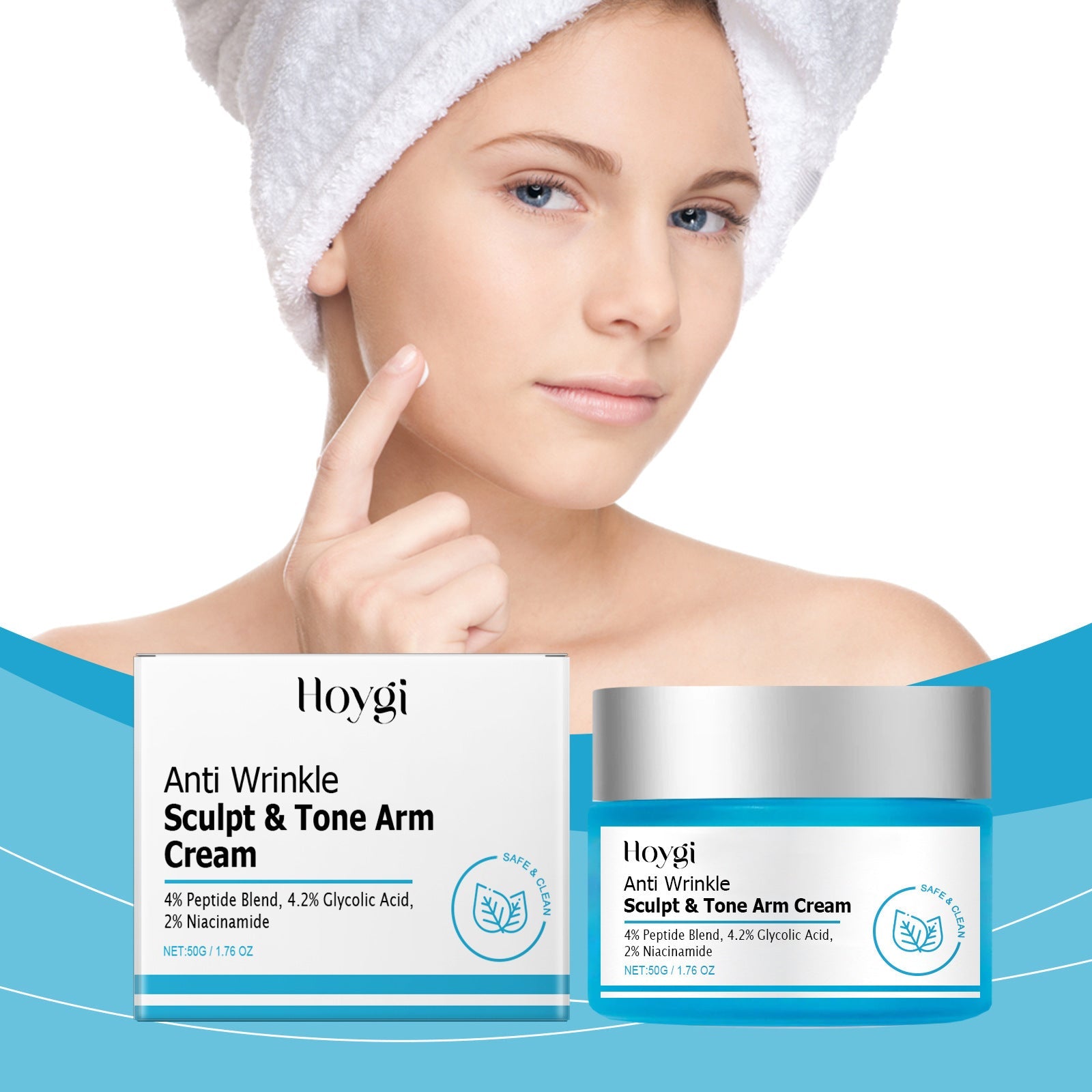 Nourishing Body Neck Cream with Collagen and Glycolic Acid for Hydration - Teleplus body neck cream nourishing