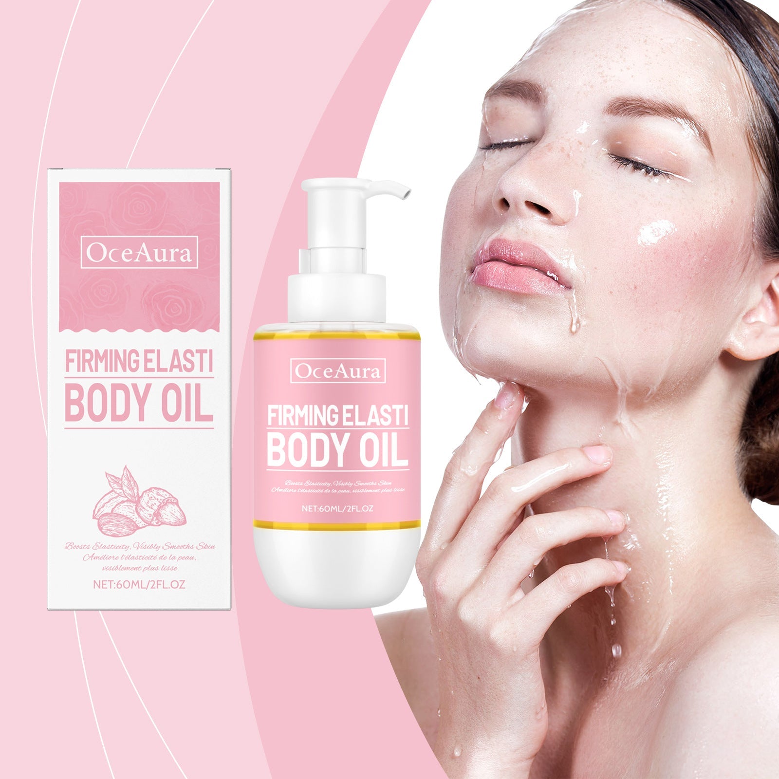 Nourishing Body Oil for All Skin Types Hydrating Skincare Essential 60ml