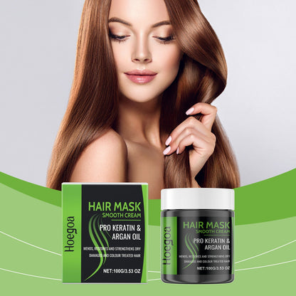 Nourishing Moisturizing Soft Hair Mask with Keratin and Moroccan Nuts Oil - moisturizing hair care nourishing soft mask