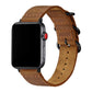 Nubuck Leather Three-Ring Pin Buckle Watch Strap - Nubuck Leather Pin Buckle Watch Strap for iWatch