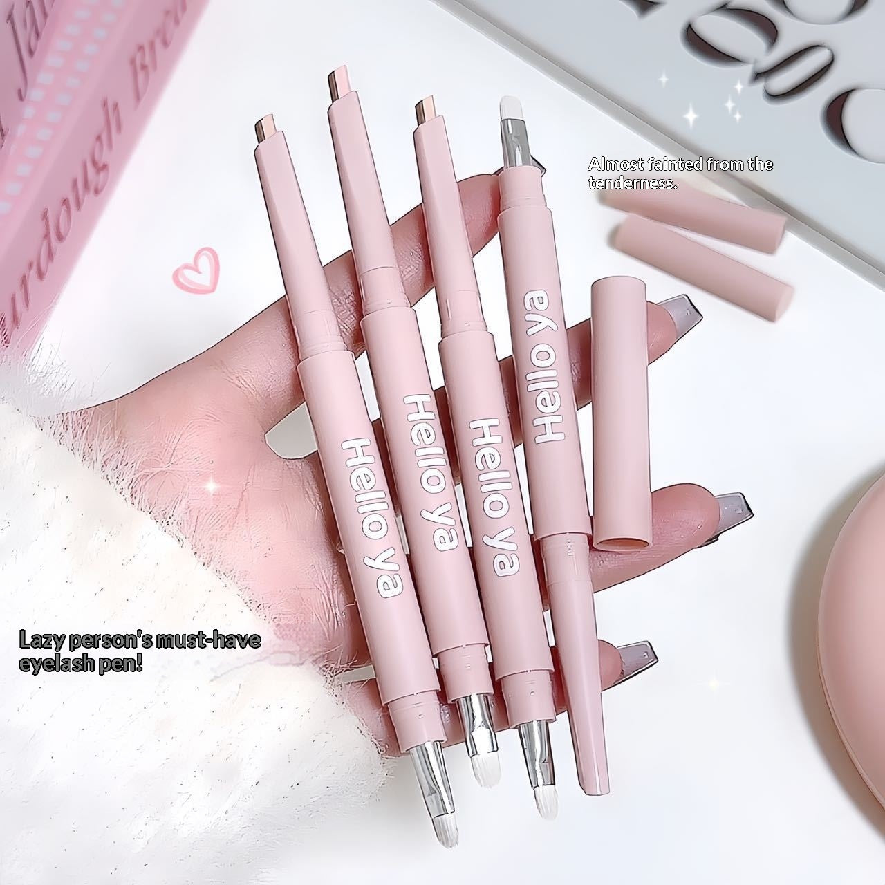 Nude Beige Pink Brown Eye Shadow Pen Long Lasting Makeup Tool