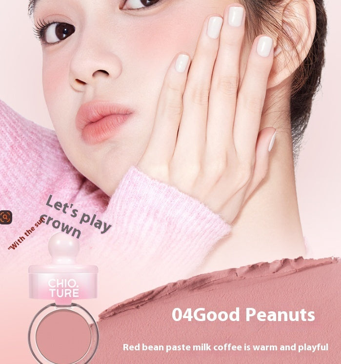 Nude Color Scheme Shimmer Blush and Powder Palette for Monochrome Makeup - Teleplus color scheme nude shimmer blush