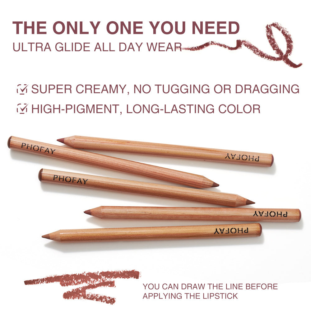 Nude Lipliner Kit with Gloss and Long-lasting Lip - Teleplus Lipgloss lip gloss nude lipliner kit
