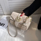 Nylon Crossbody Bag with Printed Letter Design for Daily - Teleplus niche personality printed letter shoulder