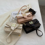 Nylon Crossbody Bag with Printed Letter Design for Daily - Teleplus niche personality printed letter shoulder