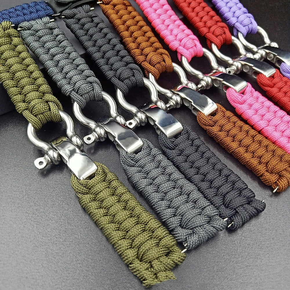 Nylon Sports Iwatch38424044mm Woven Steel Buckle Strap - Nylon Sports Iwatch Woven Steel Buckle Strap