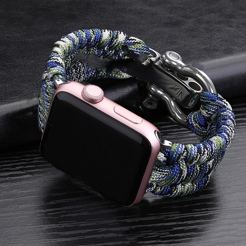 Nylon Sports Iwatch38424044mm Woven Steel Buckle Strap - Nylon Sports Iwatch Woven Steel Buckle Strap