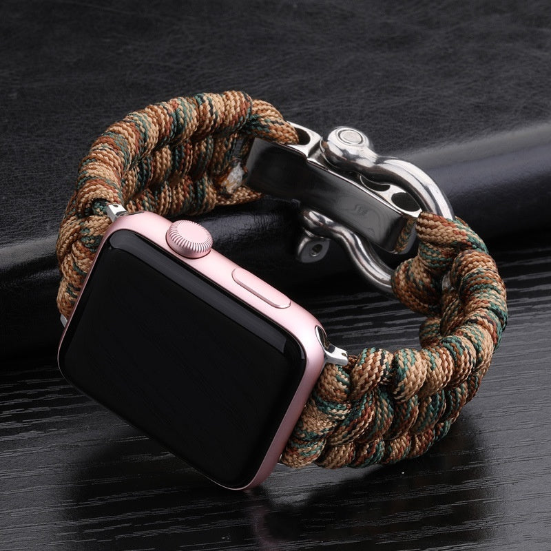 Nylon Sports Iwatch38424044mm Woven Steel Buckle Strap - Nylon Sports Iwatch Woven Steel Buckle Strap