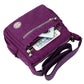 Nylon Travel Shoulder Bag with Zipper Pocket Crossbody Handbag for Women