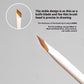 Oblique Flat Eyeliner Brush Vegan Fiber Makeup Tool with Bag - Teleplus brush bag oblique flat eyeliner