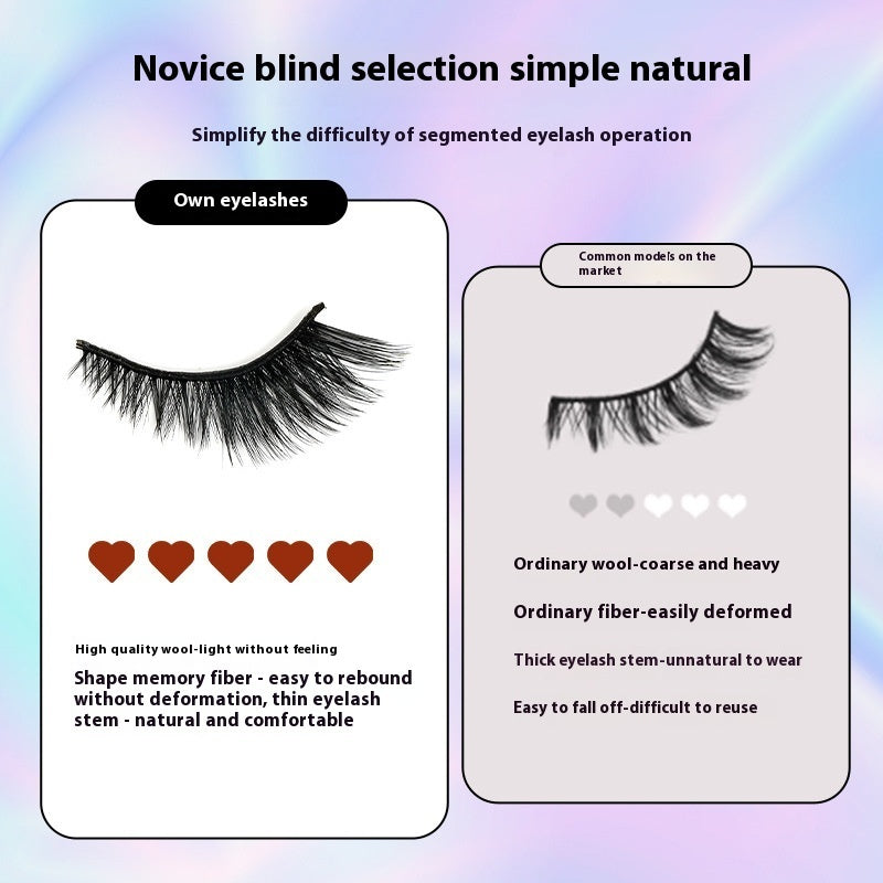 Oblique Flying Stage Makeup Fake Eyelashes Cat Eye SH2 Thick 5 Pairs - Teleplus cat eye oblique flying stage makeup