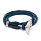 Ocean Series Boat Anchor Style Braided Bracelet - Ocean Series Boat Anchor Bracelet for Men