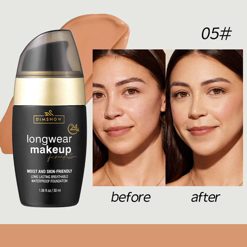 Oil Control Foundation Cream for Brightening and Moisturizing Skin - makeup oil control foundation cream