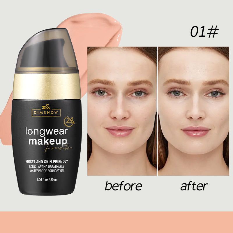 Oil Control Foundation Cream for Brightening and Moisturizing Skin - makeup oil control foundation cream