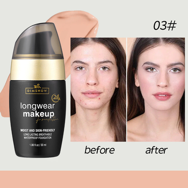 Oil Control Foundation Cream for Brightening and Moisturizing Skin - makeup oil control foundation cream