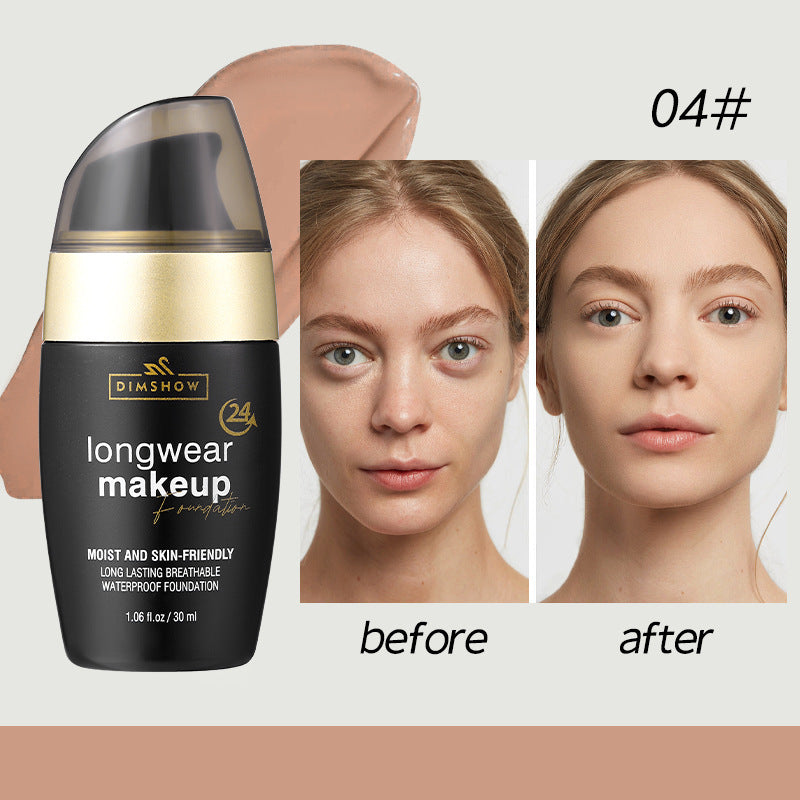 Oil Control Foundation Cream for Brightening and Moisturizing Skin - makeup oil control foundation cream