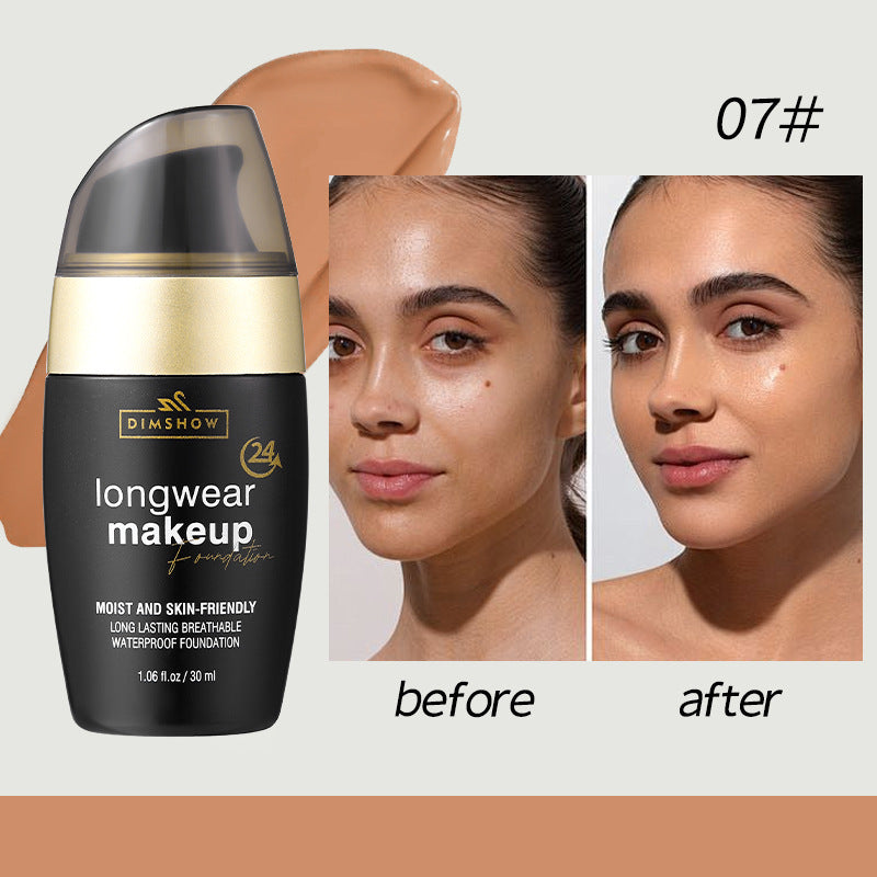 Oil Control Foundation Cream for Brightening and Moisturizing Skin - makeup oil control foundation cream