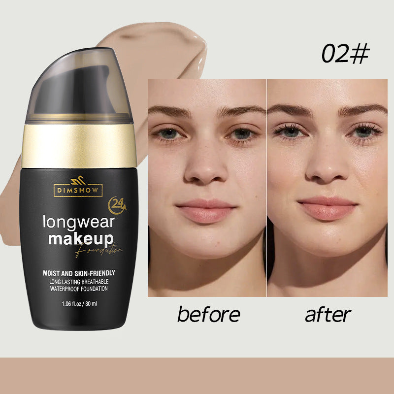 Oil Control Foundation Cream for Brightening and Moisturizing Skin - makeup oil control foundation cream