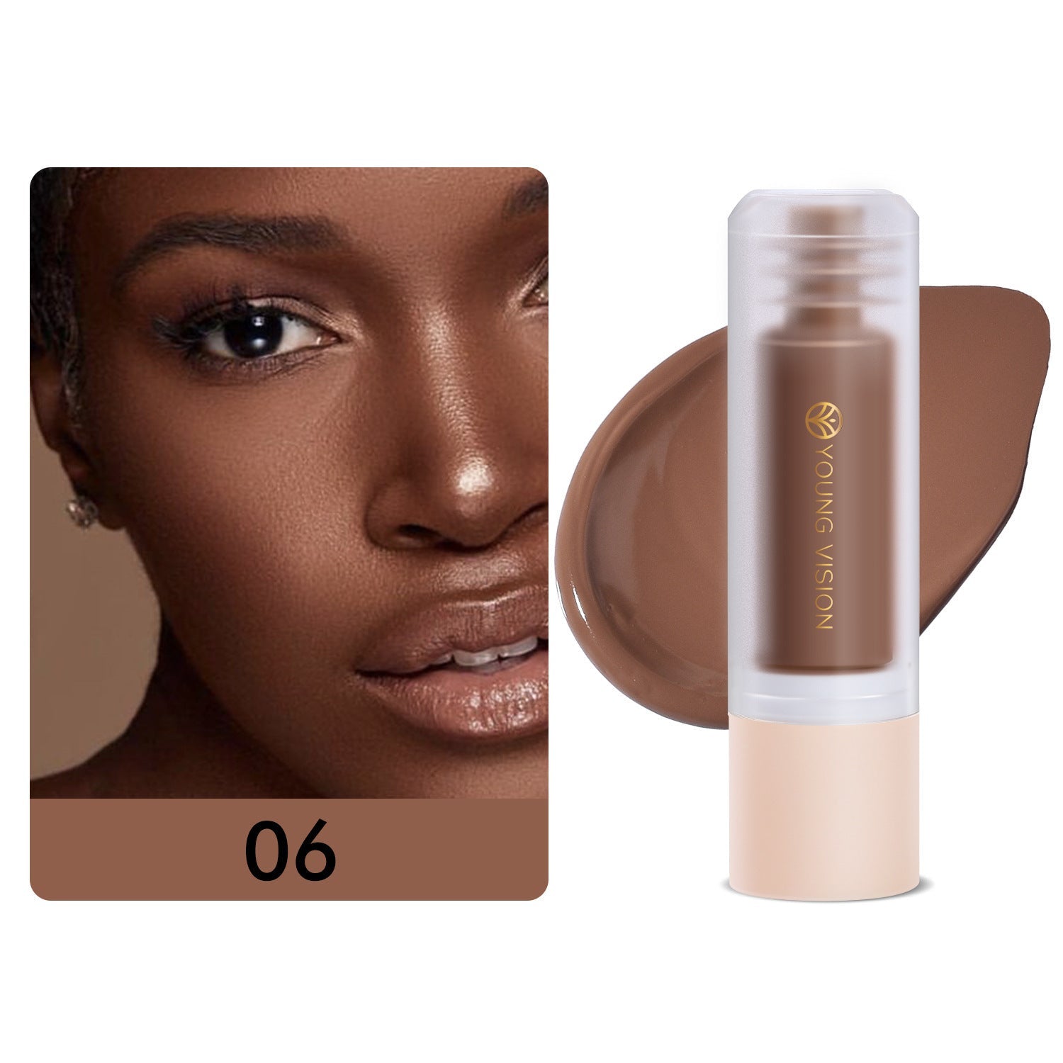 Oil Control Liquid Foundation Large Capacity for Oily Skin 40ml - Teleplus press liquid foundation large capacity