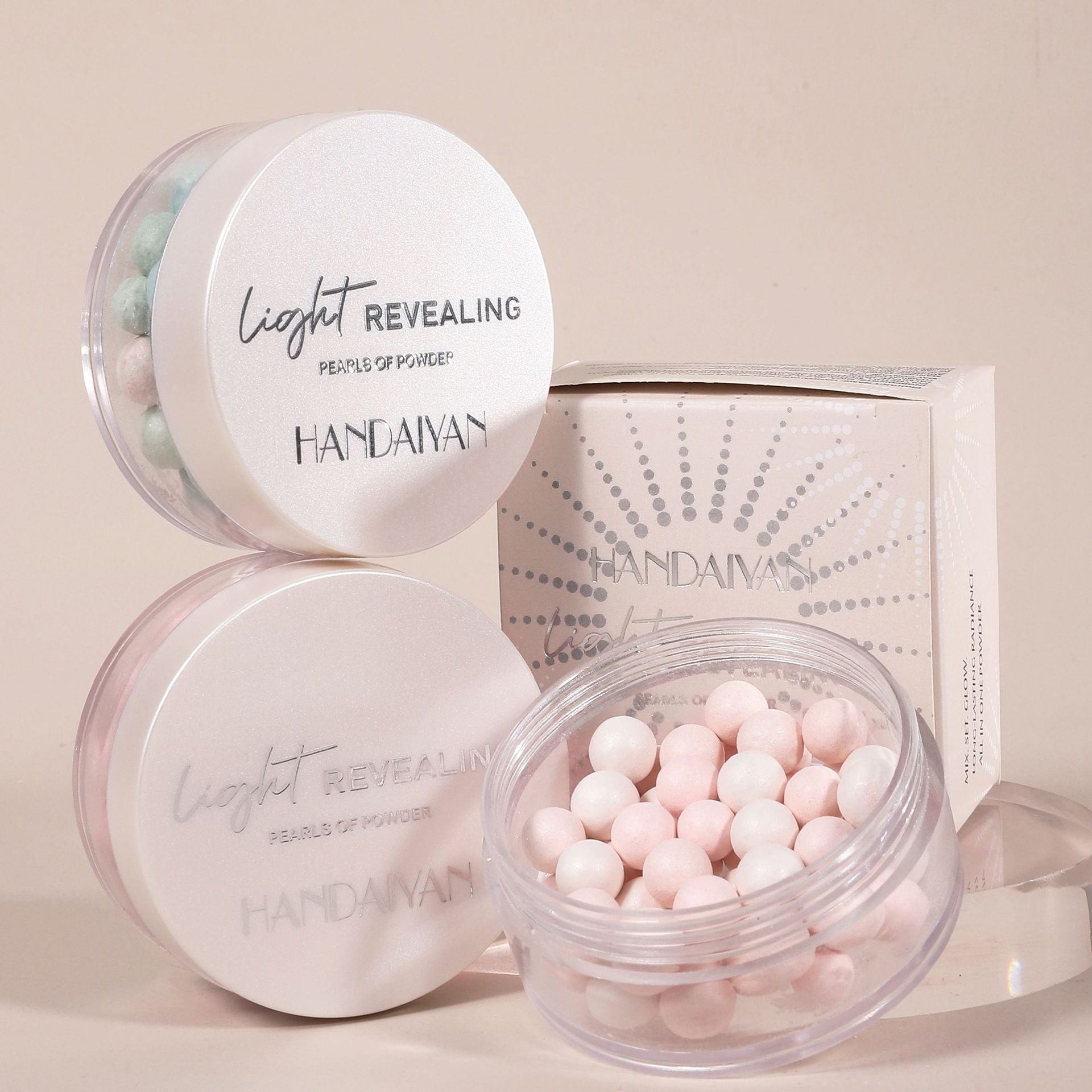 Oil Control Loose Powder with Brightening Concealing and Lasting Makeup - Teleplus makeup loose powder ball oil control