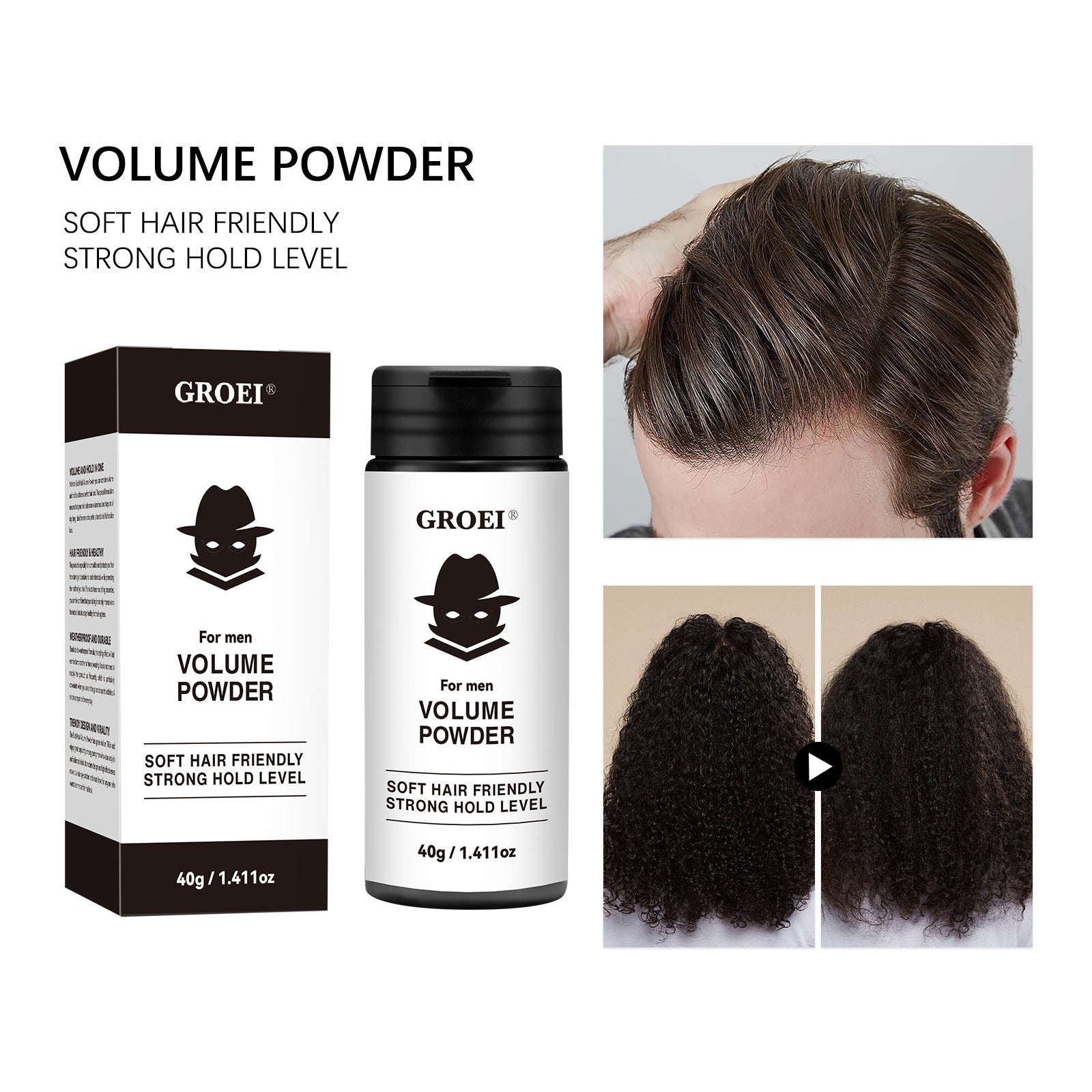 Oil Control Styling Powder with Refreshing Formula 40g - Teleplus oil control styling powder