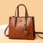 Oil Wax Cowhide Crossbody Bag for Commuter and Elegant Casual - Style oil wax cowhide commuter elegant