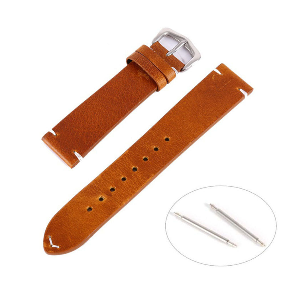 Oil wax leather strap - Oil Wax Leather Strap for Watches and Accessories