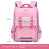 One-piece Open Spine Protection Children's Schoolbag Lightweight - Pink Large Sized