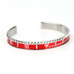 Open Trend Titanium Steel Geometric Packing Bracelet in Multiple Colors - Teleplus open trend titanium steel bracelet