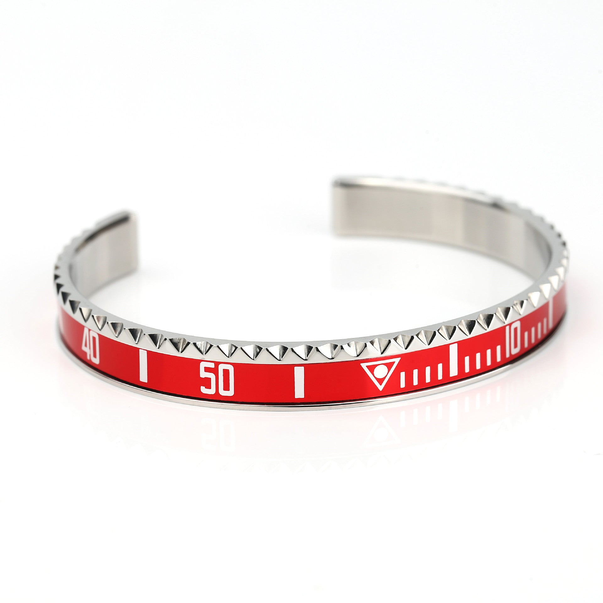 Open Trend Titanium Steel Geometric Packing Bracelet in Multiple Colors - Teleplus open trend titanium steel bracelet