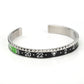 Open Trend Titanium Steel Geometric Packing Bracelet in Multiple Colors - Teleplus open trend titanium steel bracelet